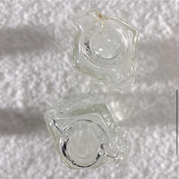 Vintage Cut Crystal  Salt & Pepper Shakers - Picture 6 of 11